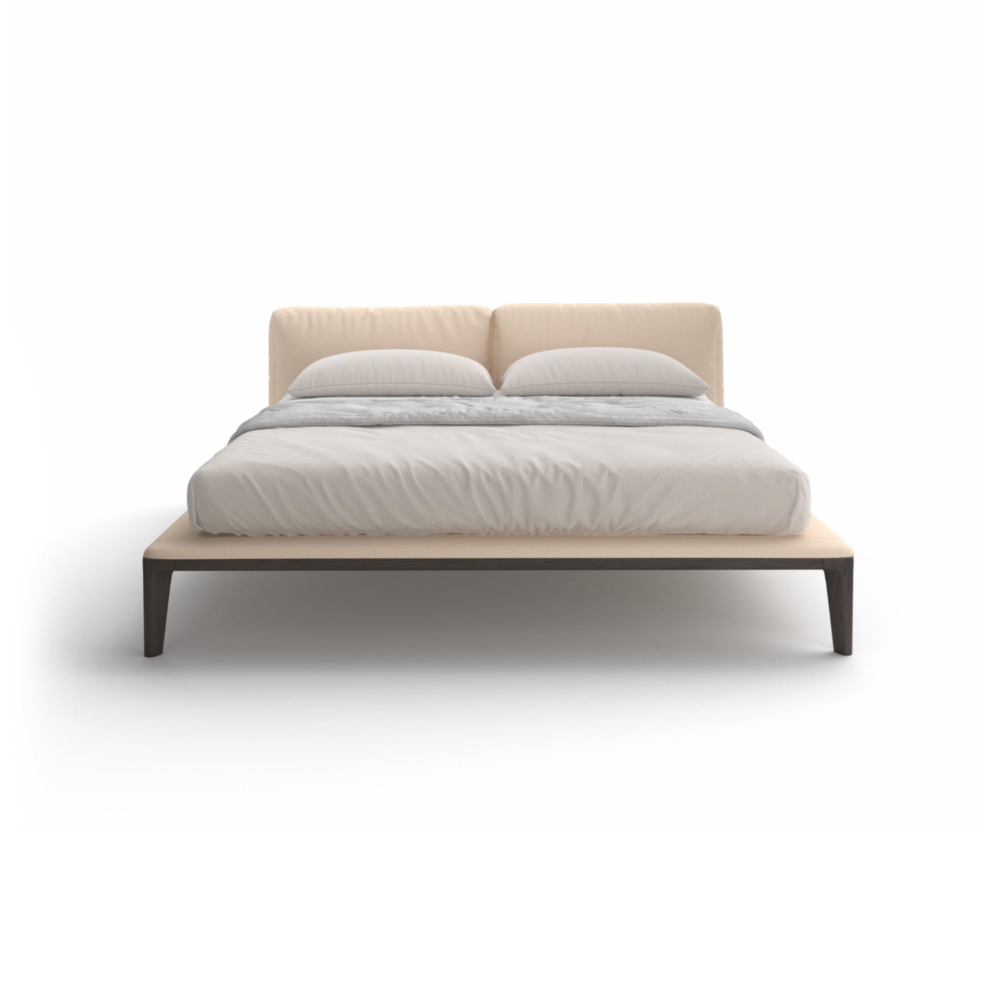 Join 193 Bed - Grey Stained Ash/Ecoleather (C 2335)-3