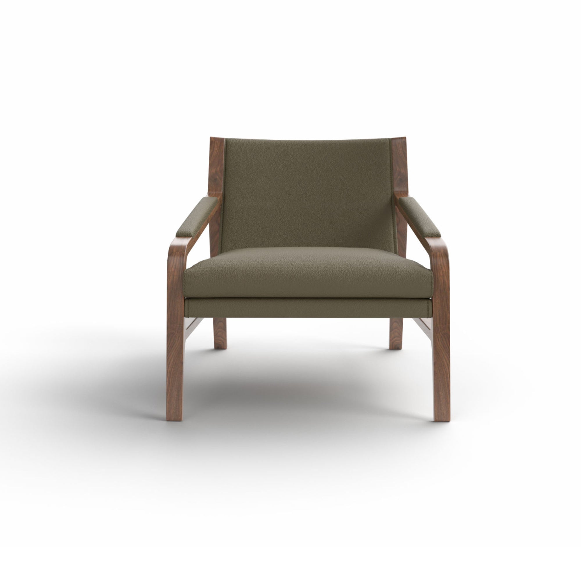 Margot PMG1 Armchair - Walnut/Leather (Luxe 416 Touch)-3