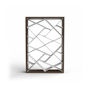 Shanghai LSH1 Bookcase - Heat Treated Oak/Concrete