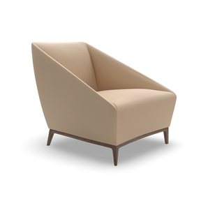 Zoe PZO1L Armchair - Grey Stained Ash/Leather (G 92135 Ultrasoft)