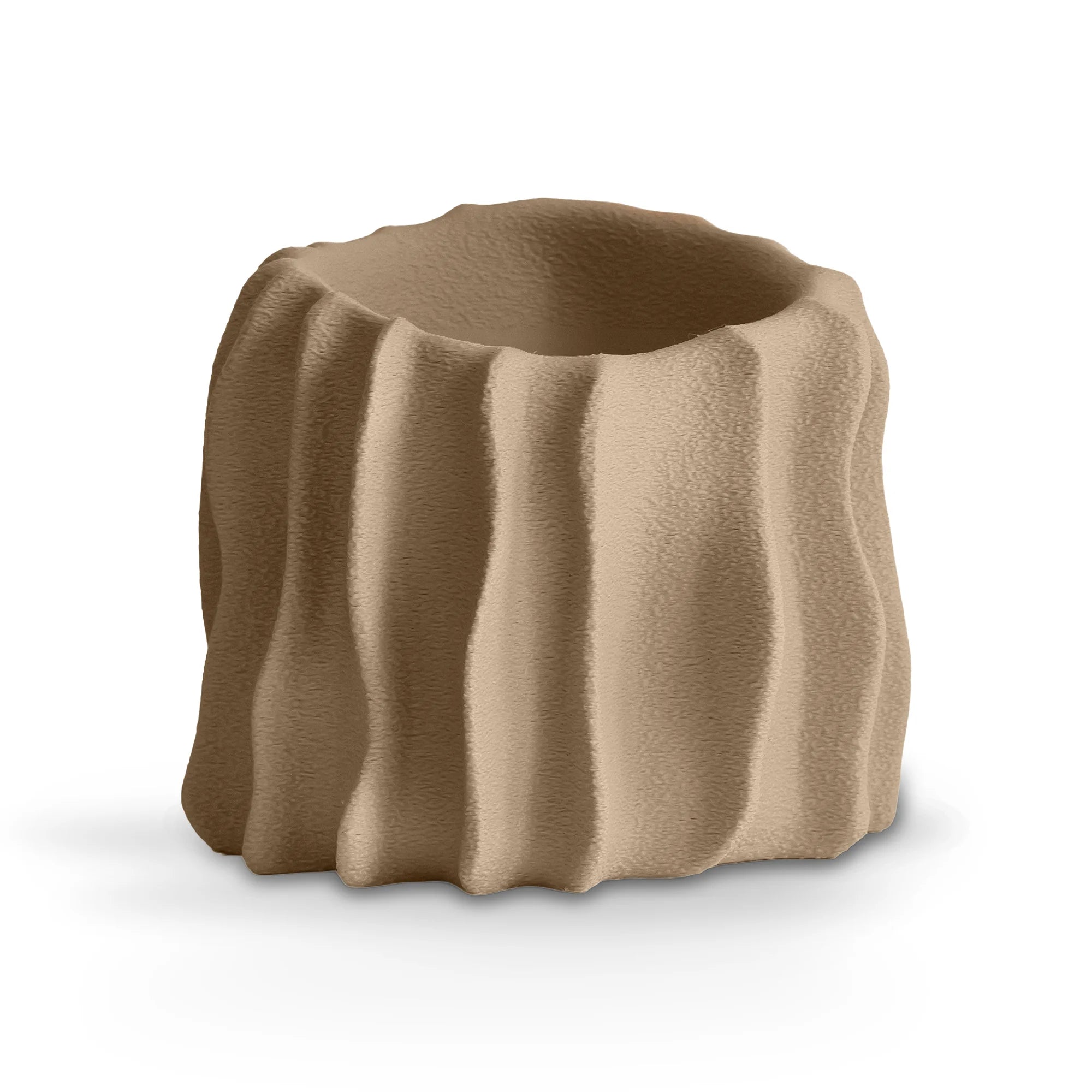 Kora 01 3D Printed Plant Pot - Large/Oat-1