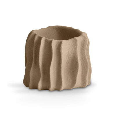Kora 01 3D Printed Plant Pot - Small/Oat