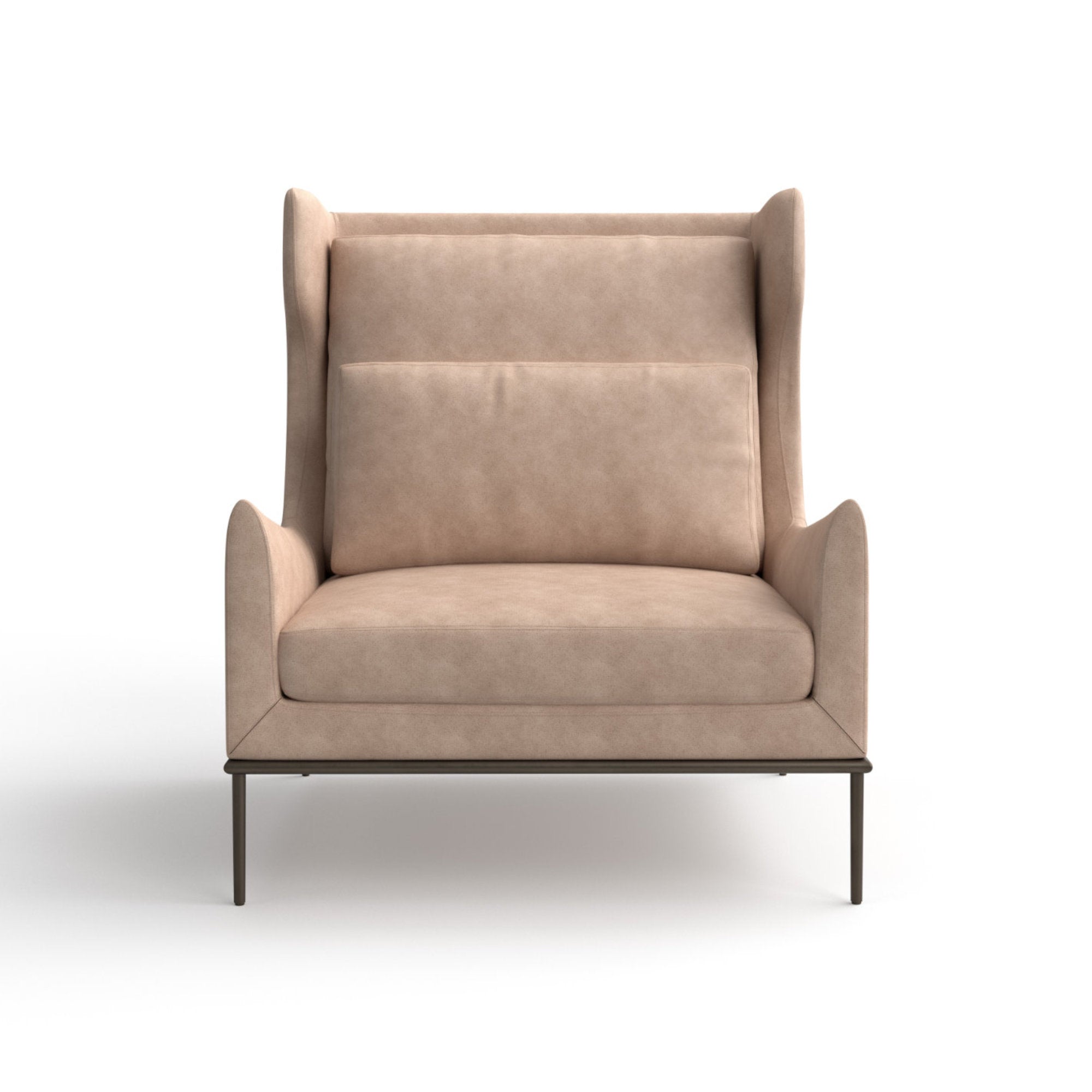 Alice 010H Armchair - Leather (Old Velvet 2015)-3
