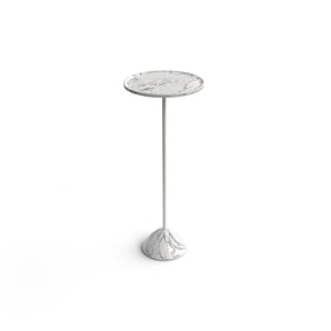 Hourglass T512 Side Table - Arabescato