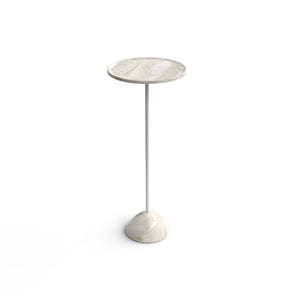 Hourglass T533 Side Table - Calacatta Marble