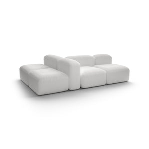 Lapis E009 Compositional Sofa - Fabric (Ortisei 01 Off White)