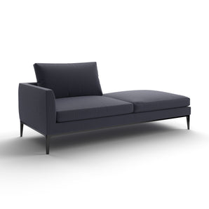 Leonard 031.240 Sofa - Black/Fabric (Bambaki 23)