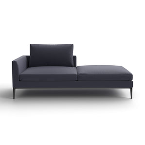 Leonard 031.240 Sofa - Black/Fabric (Bambaki 23)