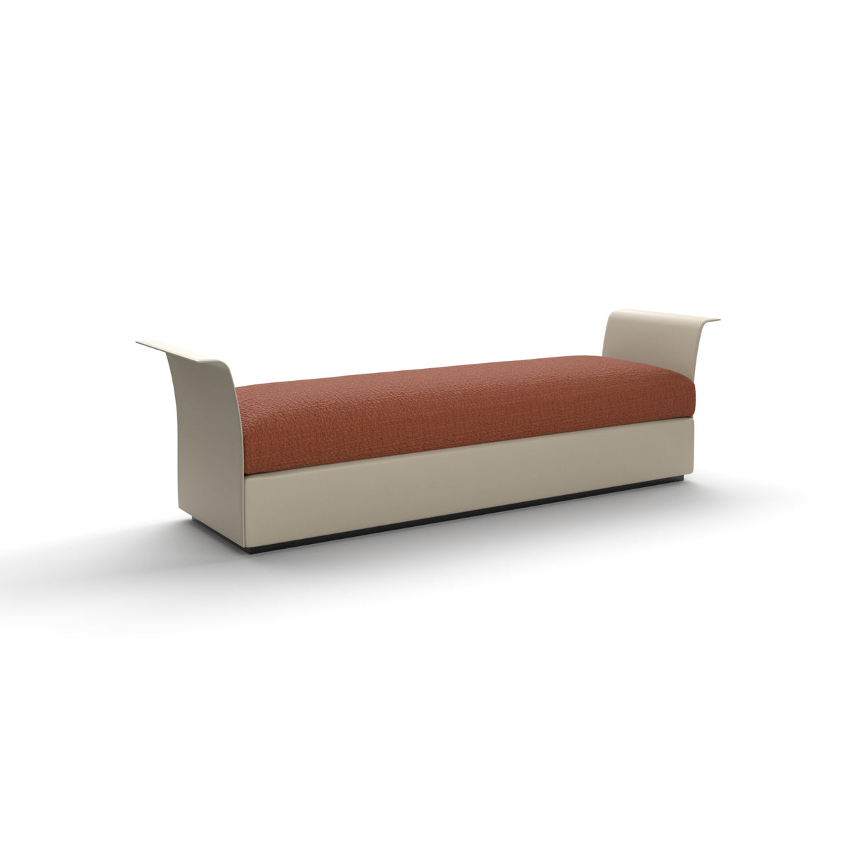 Nap Bench – 175x56 / Cuoio 08/Fabric (Siena 05)