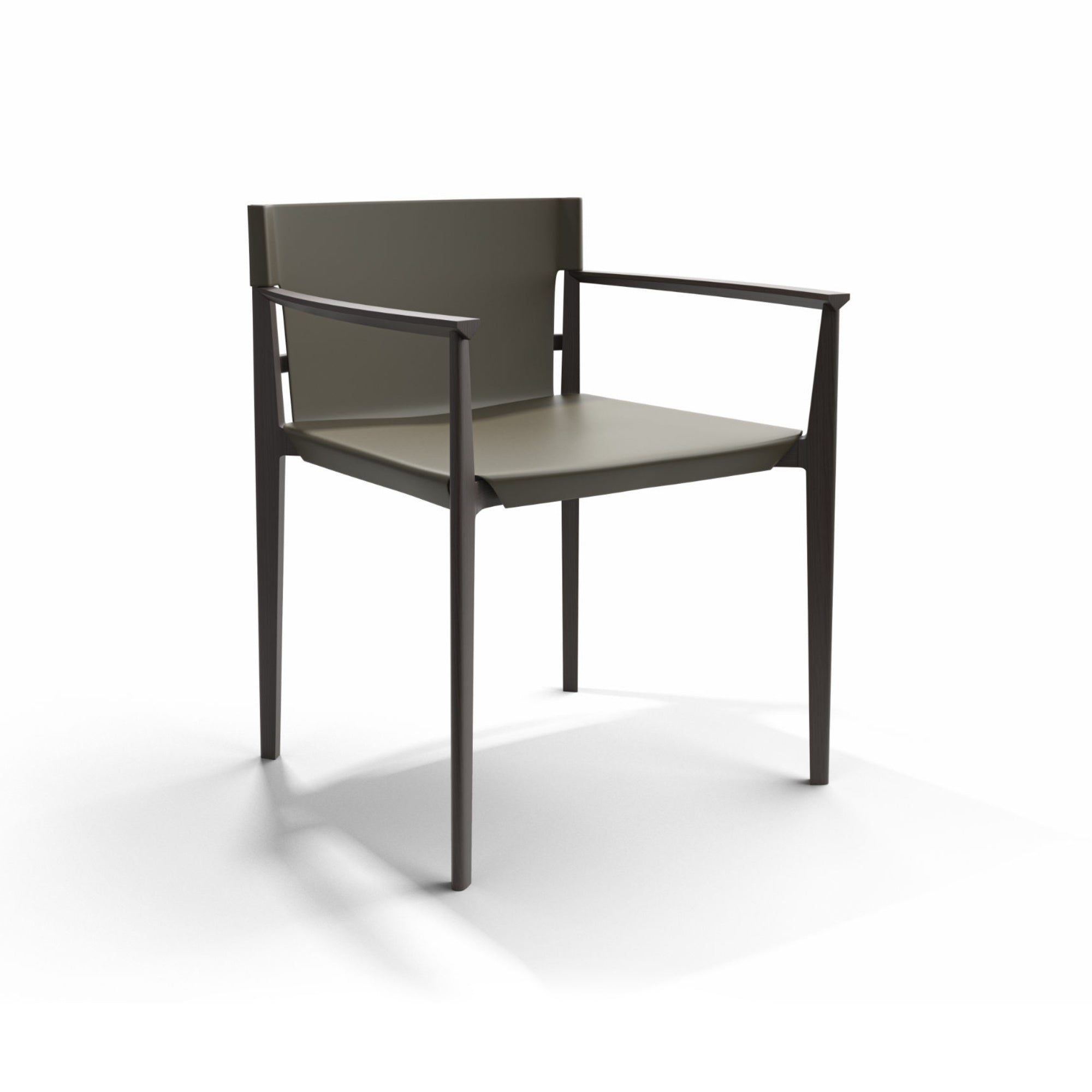 Stilt 326 Dining Chair - Stained Ash/Cuoio 38-1