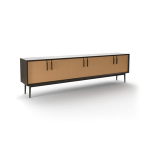 Theo 472 Sideboard - Stained Ash/Leather (Legacy 8003)