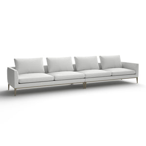 Leonard 031.032 Sofa - Ral 1019/Fabric (Linamore 011)