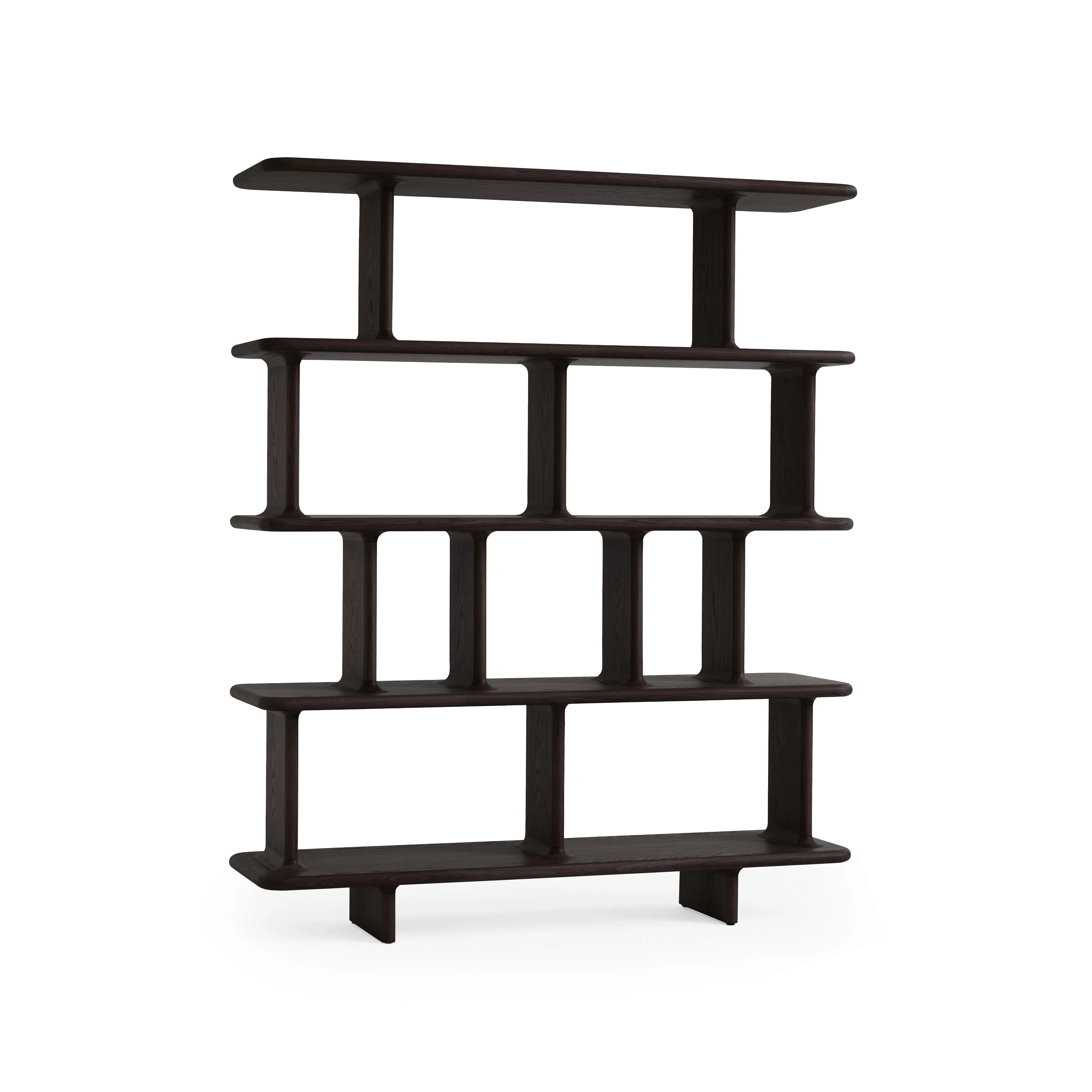 Archivo JH45 Bookcase - Dark Stained Oak-1