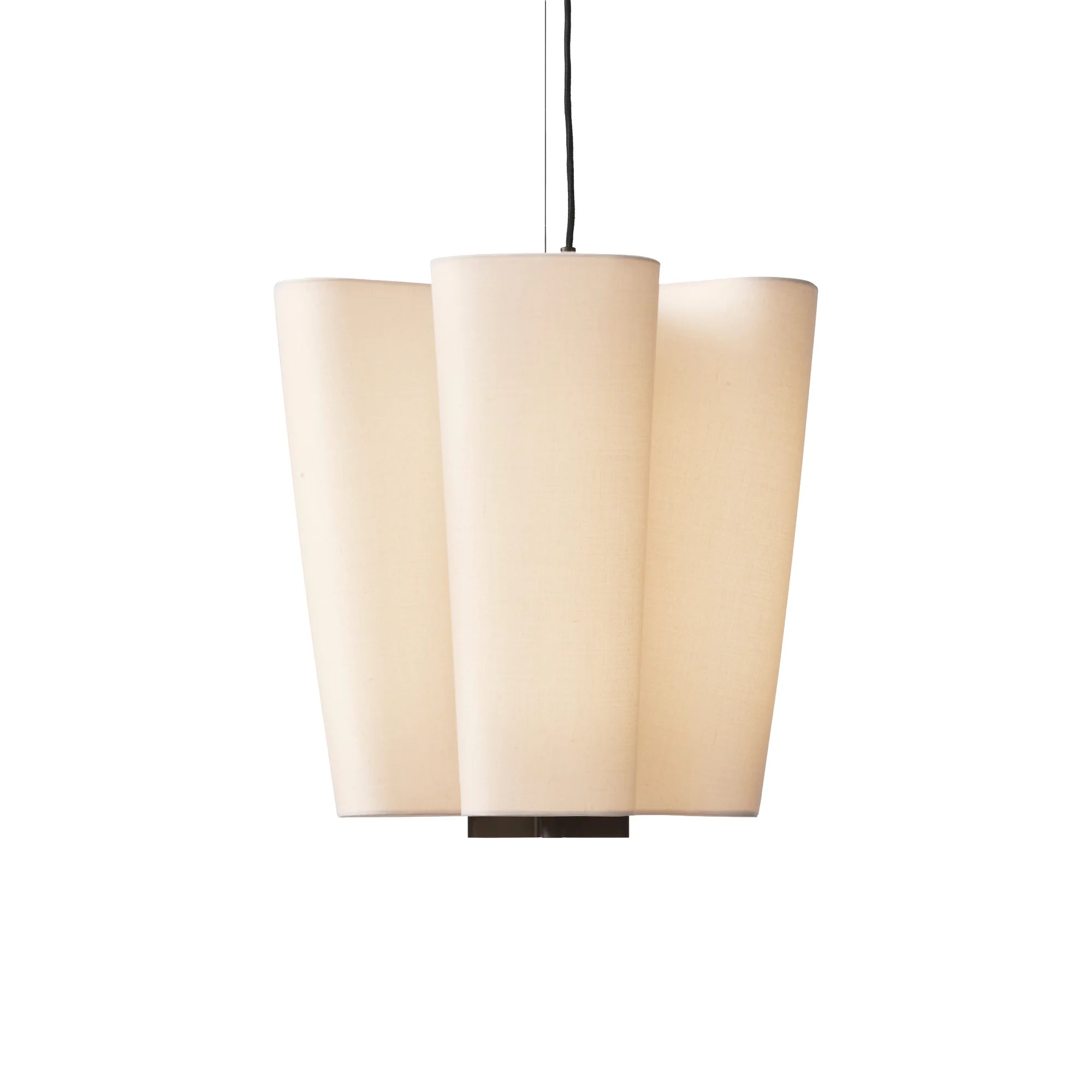 Bella SC114 Chandelier - Bronzed/Soft Canvas-3