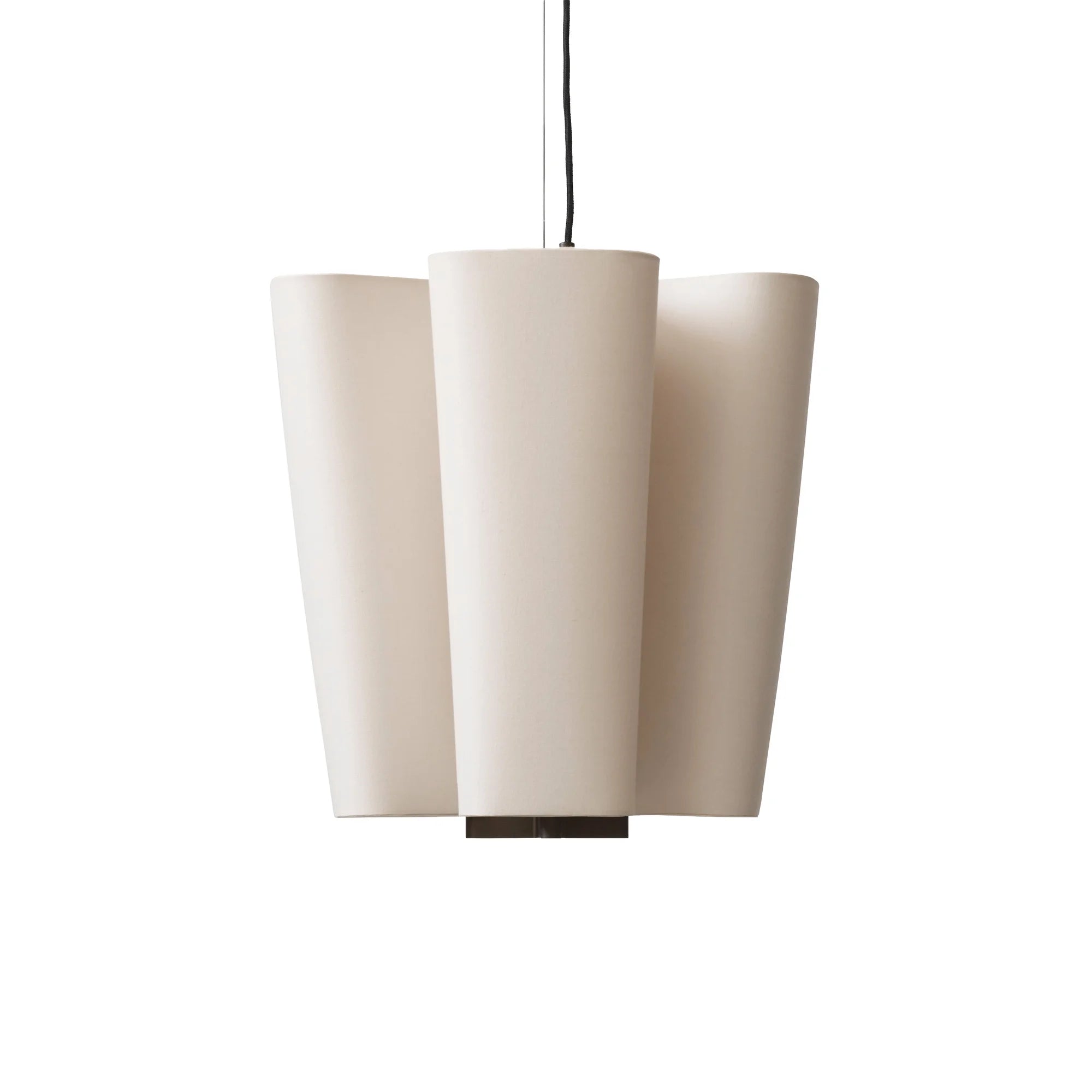 Bella SC114 Chandelier - Bronzed/Soft Canvas-1