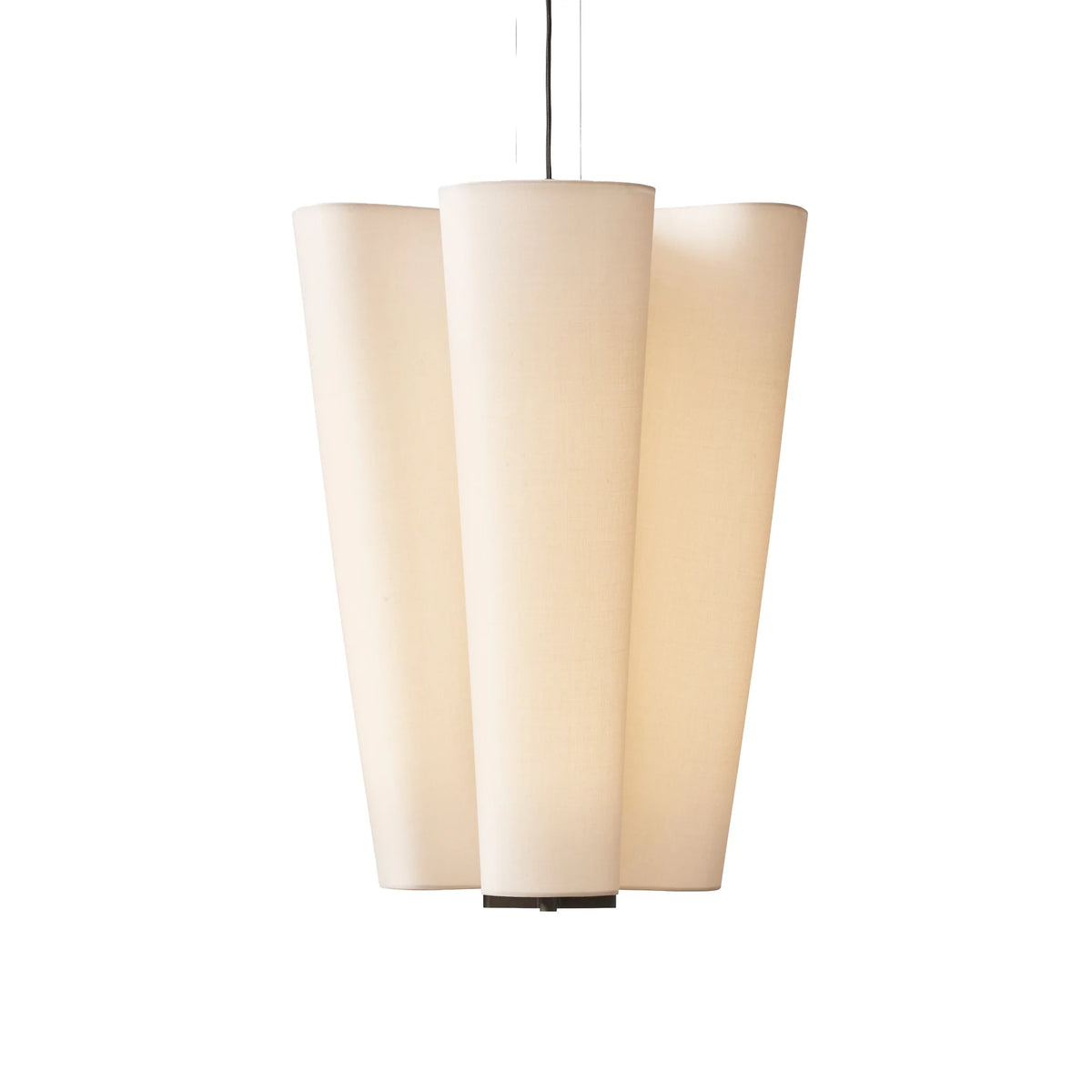 Bella SC115 Chandelier - Bronzed/Soft Canvas-3