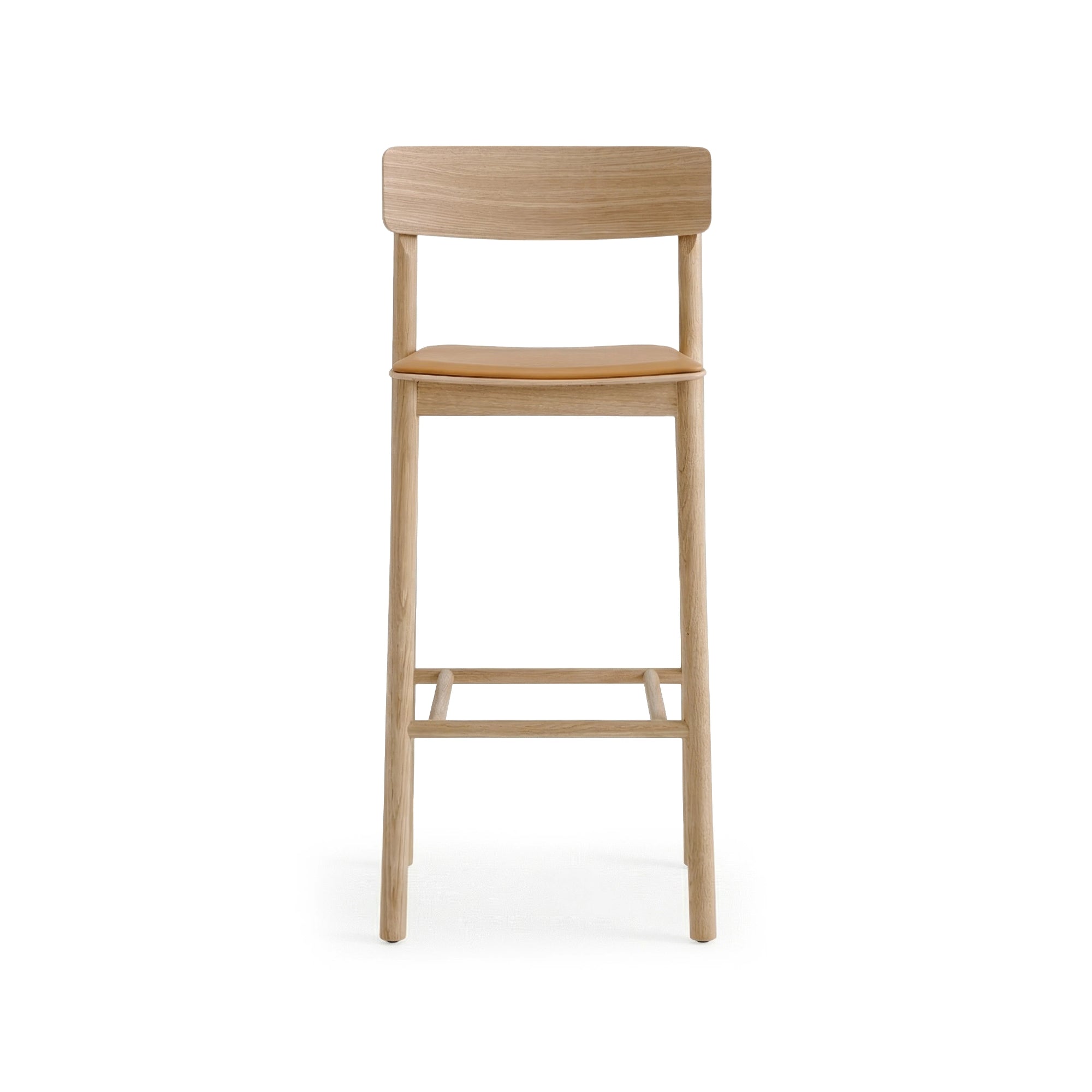 Betty TK17 Barstool - Oak/Leather (Noble Aniline Cognac)-2