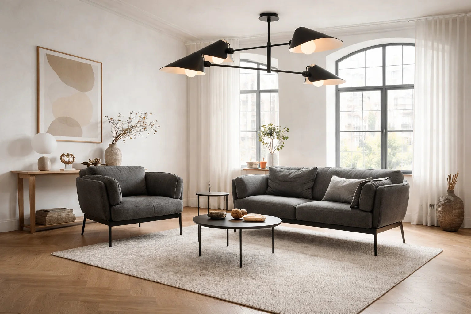 مصباح معلق Bonnet SC91 - أسود