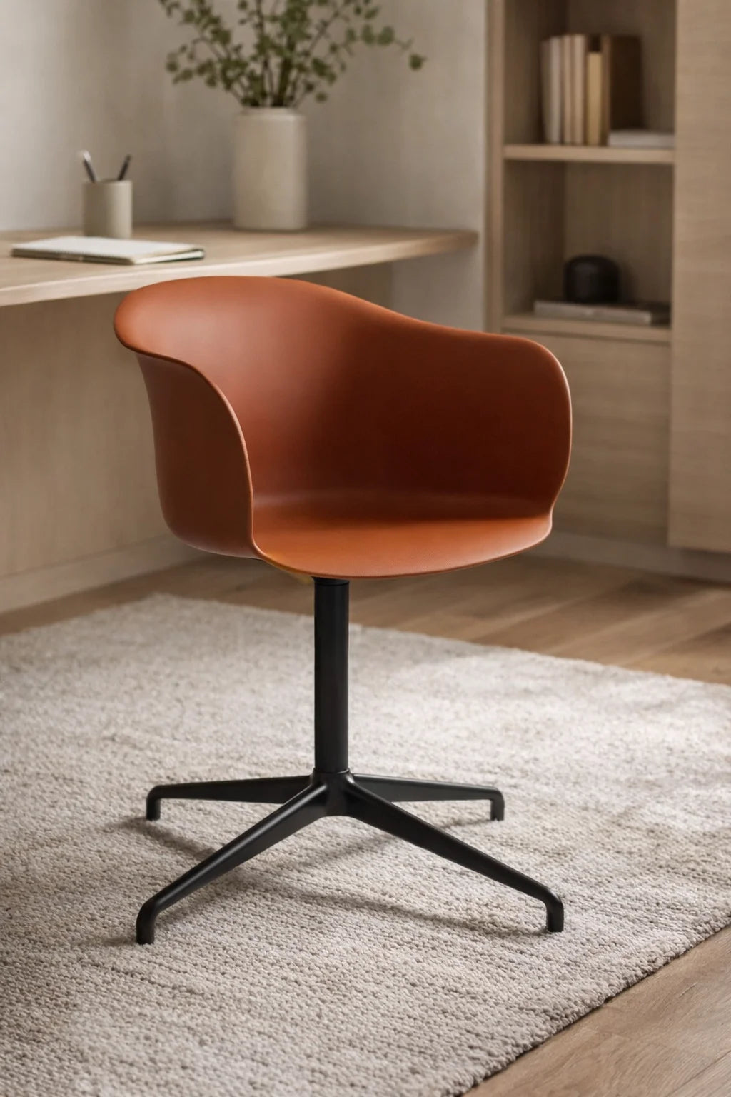 Elefy JH34 Chair - Black/Copper Brown