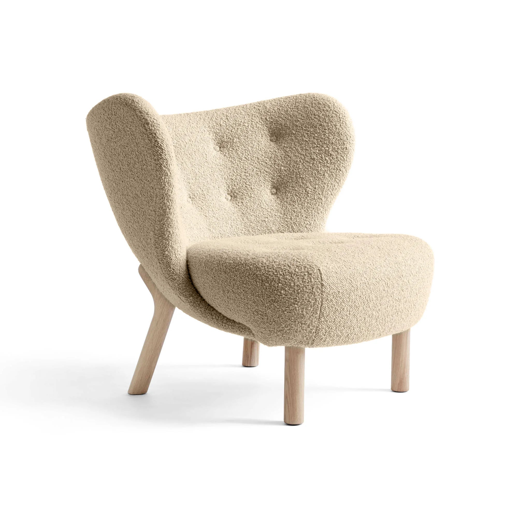 Little Petra VB1 Armchair - Oak/Fabric (Karakorum 003)