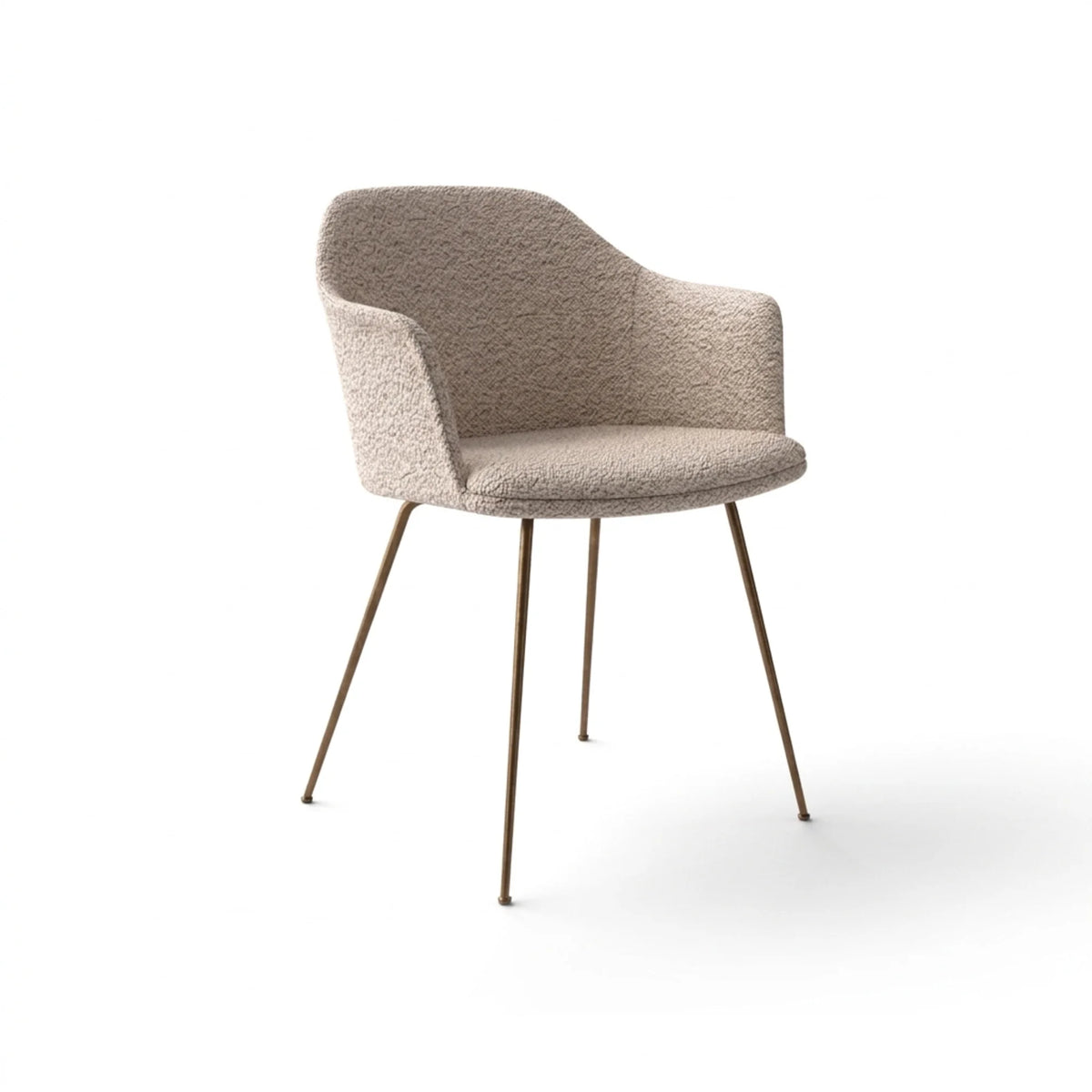 Rely HW35 Dining Chair - Bronze/Fabric 5 (Karakorum 003)-1