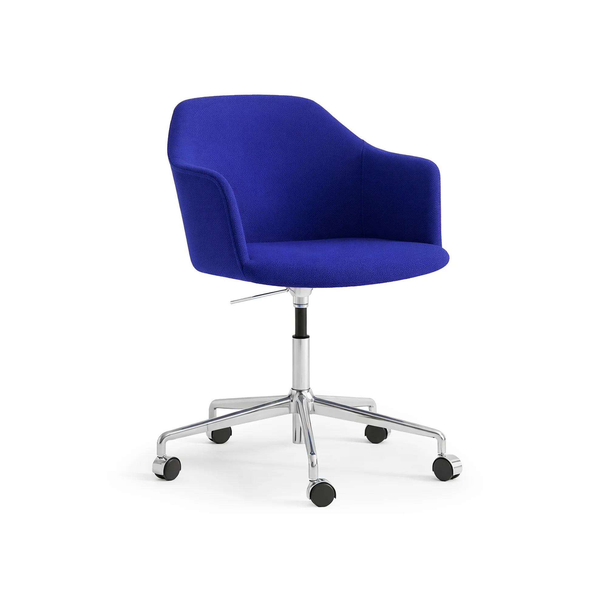 Rely HW55 Office Task Chair - Polished Aluminum/Fabric 3 (Hallingdal 0753)-1