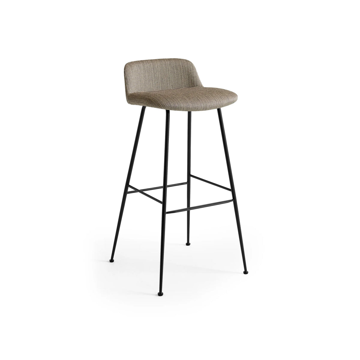 Rely HW88 Barstool - Black/Fabric 6 (Fuse 0351)-1