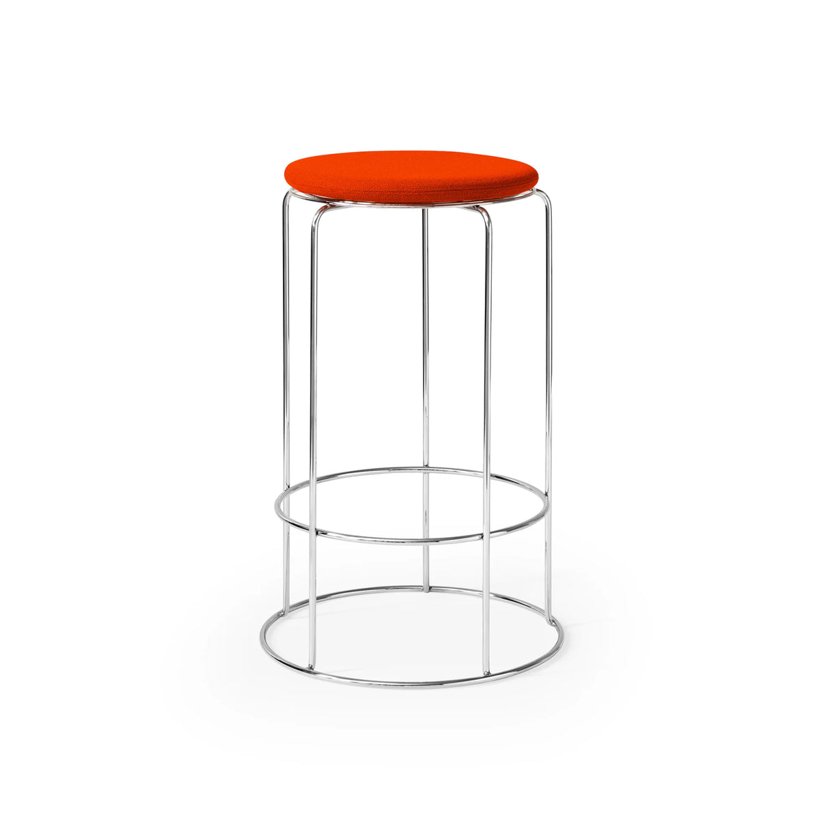 Wire VP15 Counter Stool - Stainless Steel/Fabric 3 (Hallingdal 600)-1
