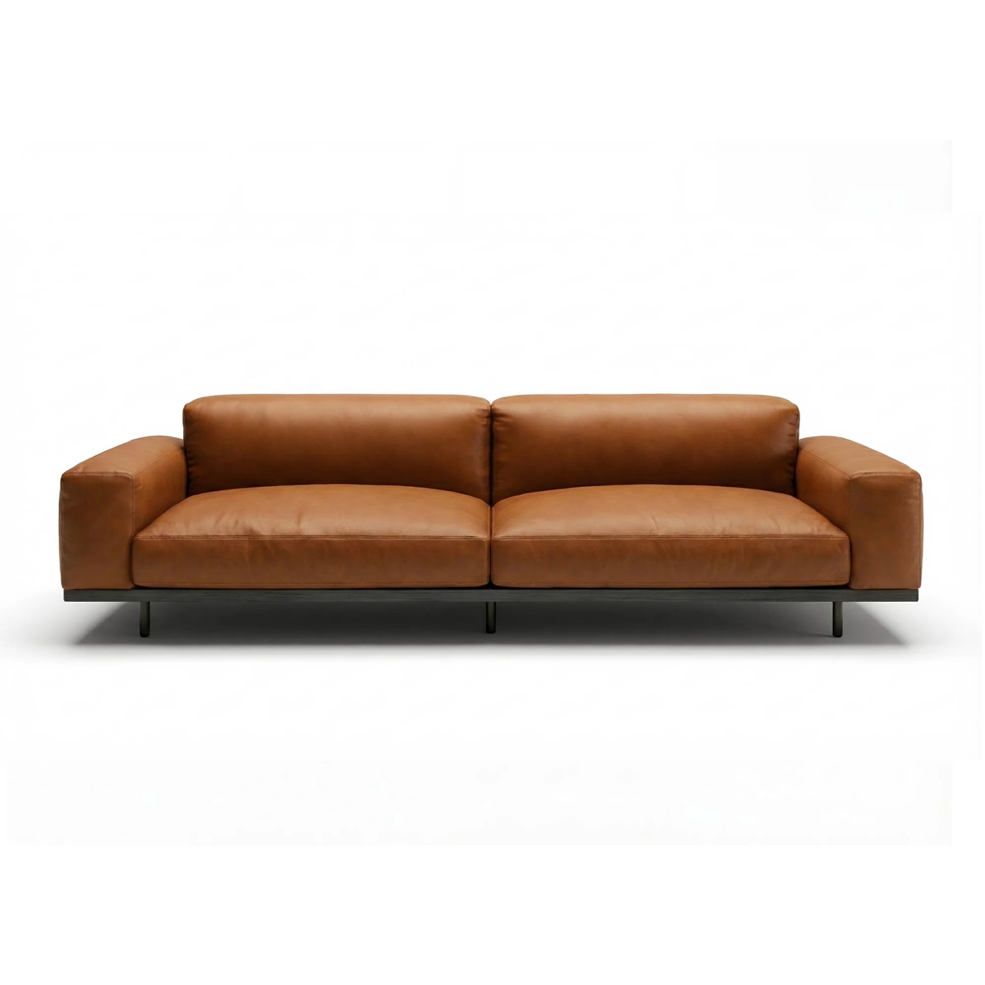 Naviglio 4904 Sofa - Graphite/Wenge/Leather Super (Perla 01)-3