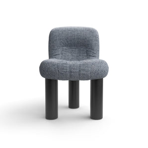 Botolo 2867 High Armchair - Black/Fabric T4 (Lucky 14)