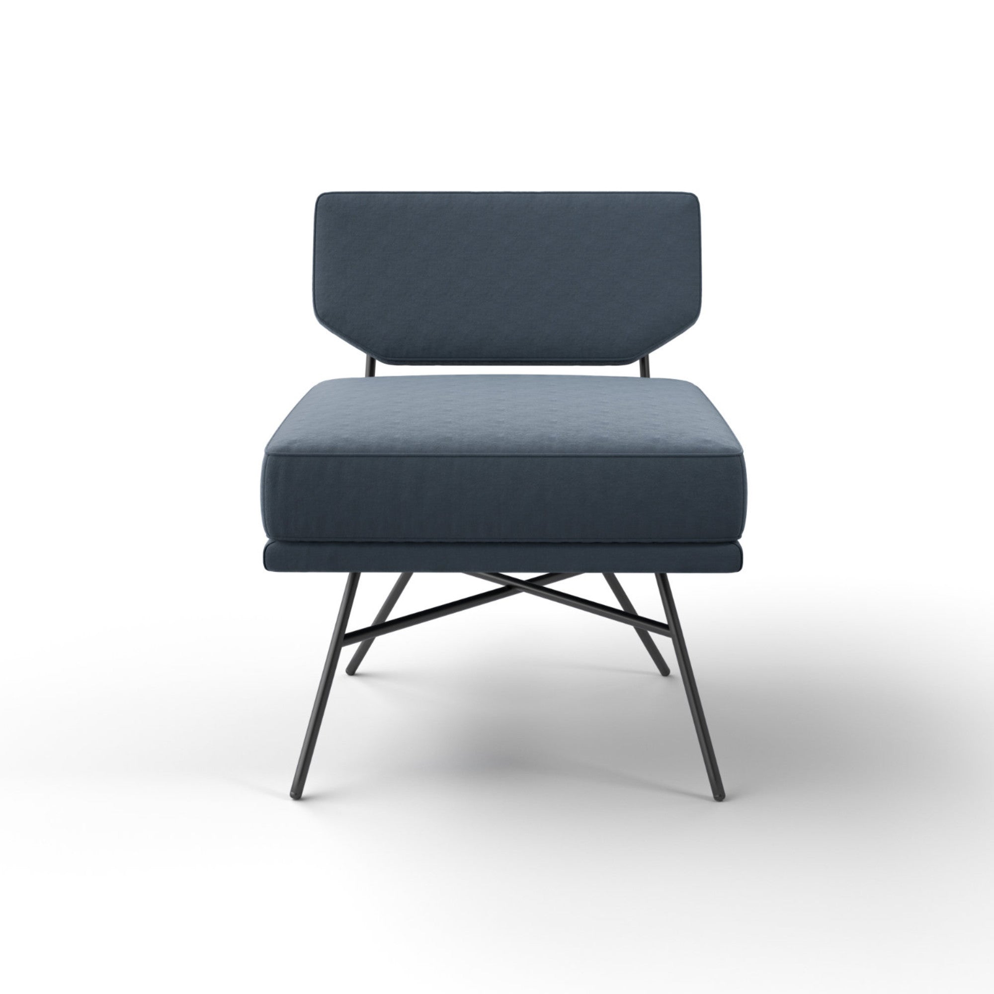 Elettra 11462 Armchair - Black/Fabric T4 (Mistral 8)-3