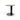 طاولة جانبية Goya 4694/T - أسود/ترافيرتينو رومانو