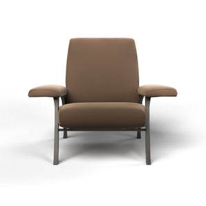Hall 3500 Armchair - Chocolate Stained Ash/Velvet T4 (Mistral 05)