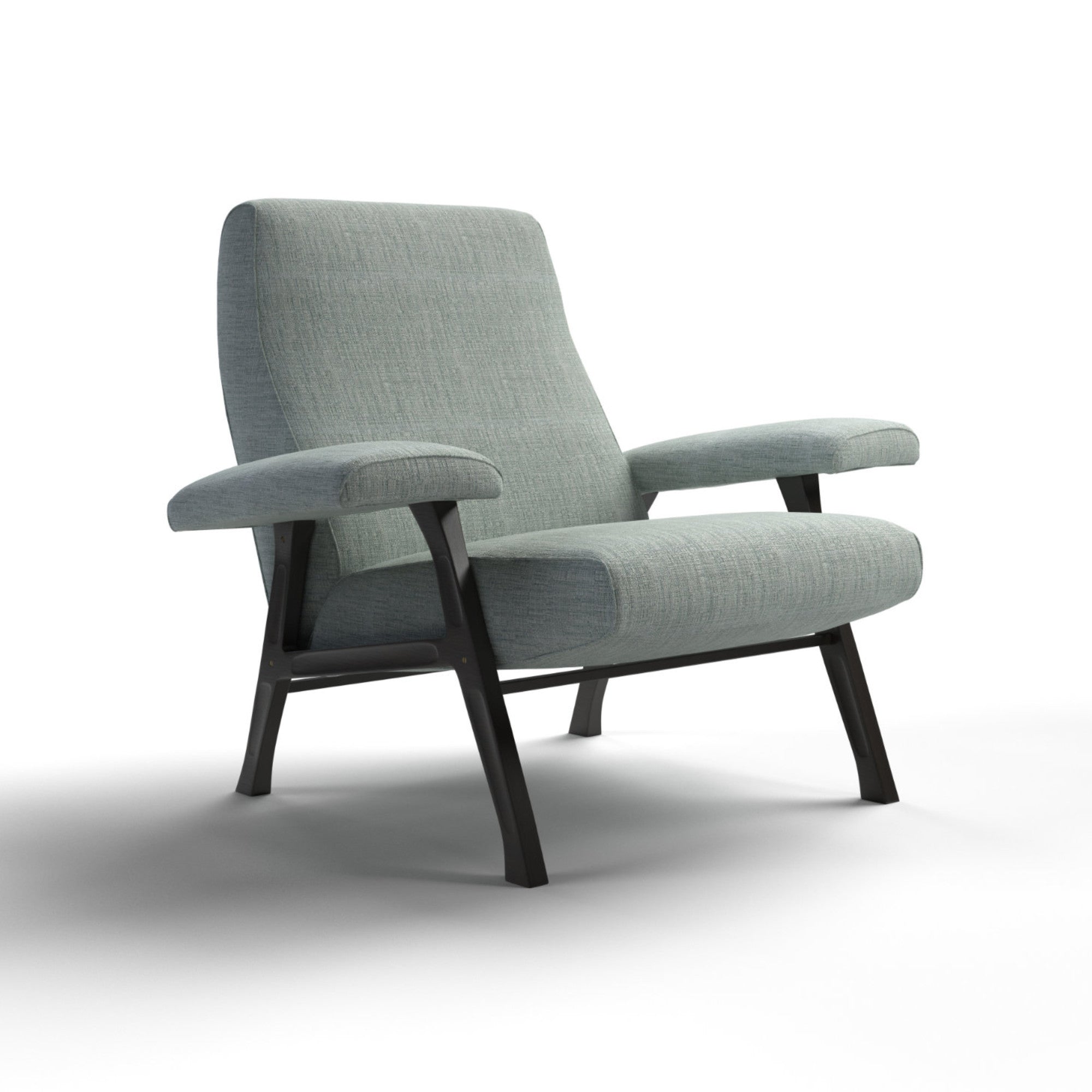 كرسي بذراعين Hall 3500 - Wenge/Fabric T4 (Lucky 10)