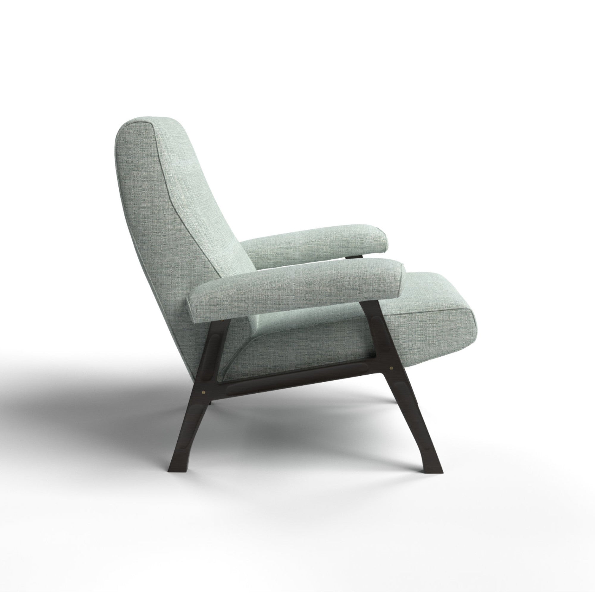 Hall 3500 Armchair - Wenge/Fabric T4 (Lucky 10)-5