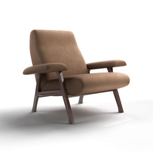 Hall 3500 Armchair - Wenge/Velvet T4 (Mistral 05)