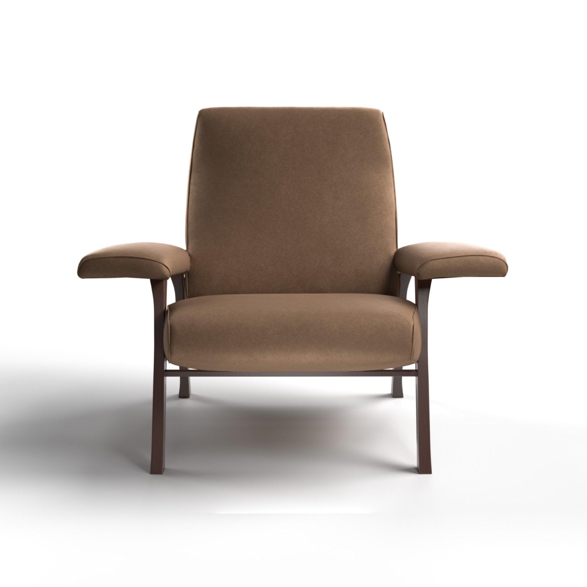 Hall 3500 Armchair - Chocolate Stained Ash/Velvet T4 (Mistral 05)-3