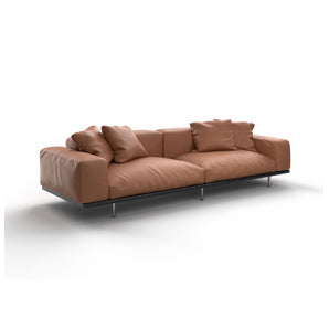 Naviglio 4904.11927 Sofa - Graphite/Wenge/Leather Super (Perla 01)