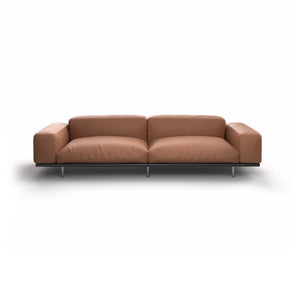 Naviglio 4904 Sofa - Graphite/Wenge/Leather Super (Perla 01)