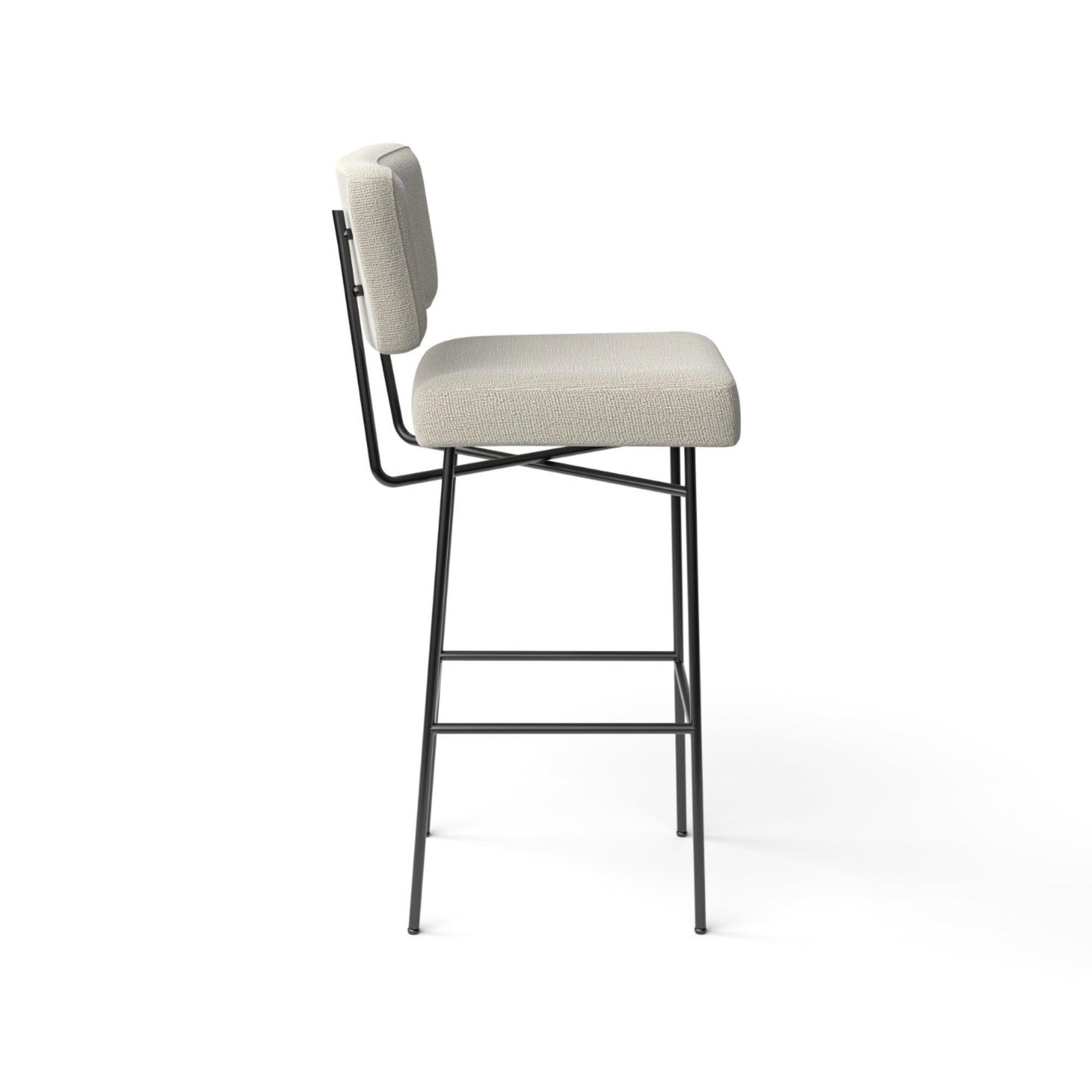 Orfeo 4682 High Barstool - Fabric T2 (Cabas 171)-5