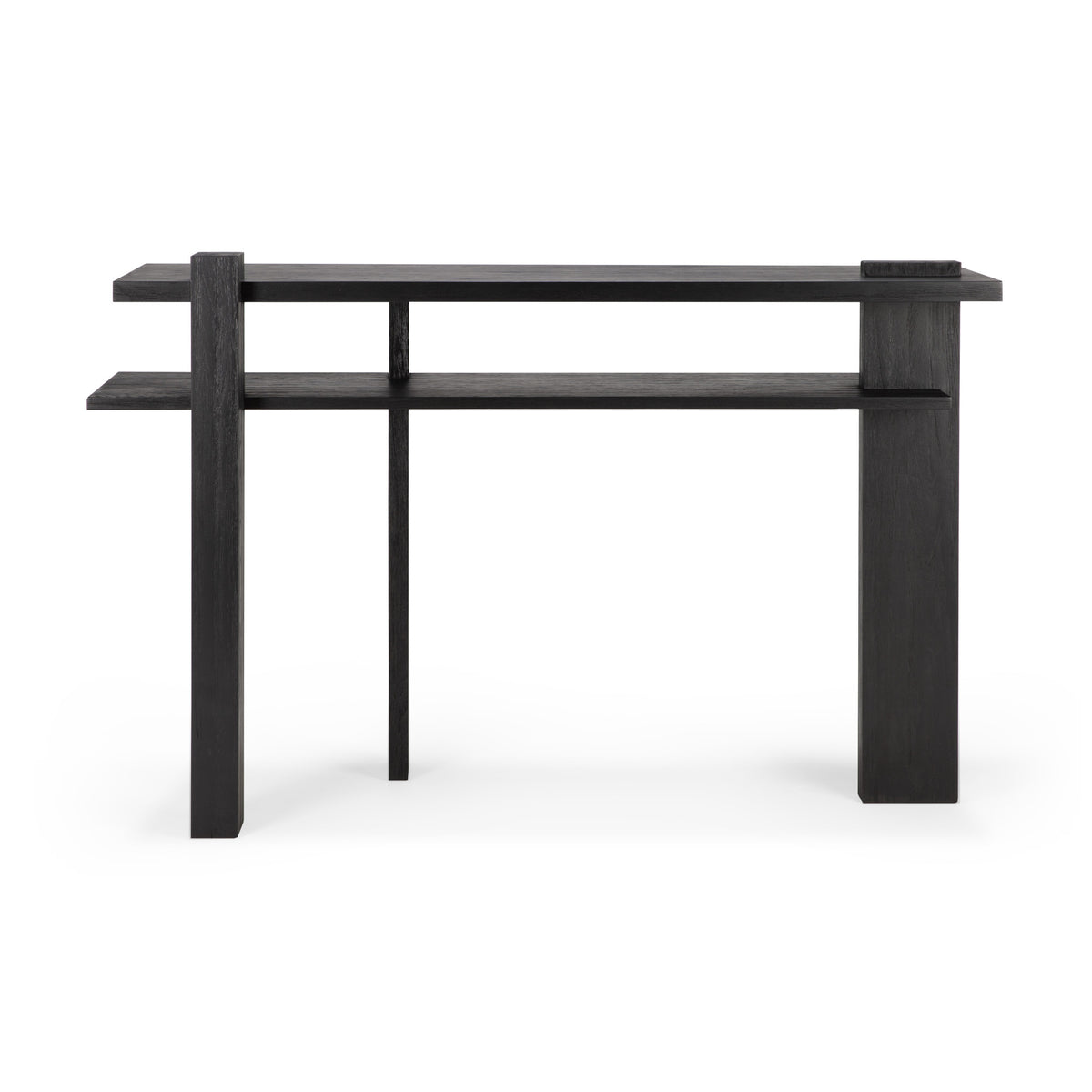 Abstract 10121 Console - Varnished Teak Black-3