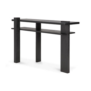 Abstract 10121 Console - Varnished Teak Black