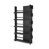 Abstract Rack 10117 Bookcase - Varnished Teak Black