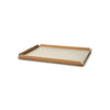 Teak Tray Square L Airy Serene Cream/Teak