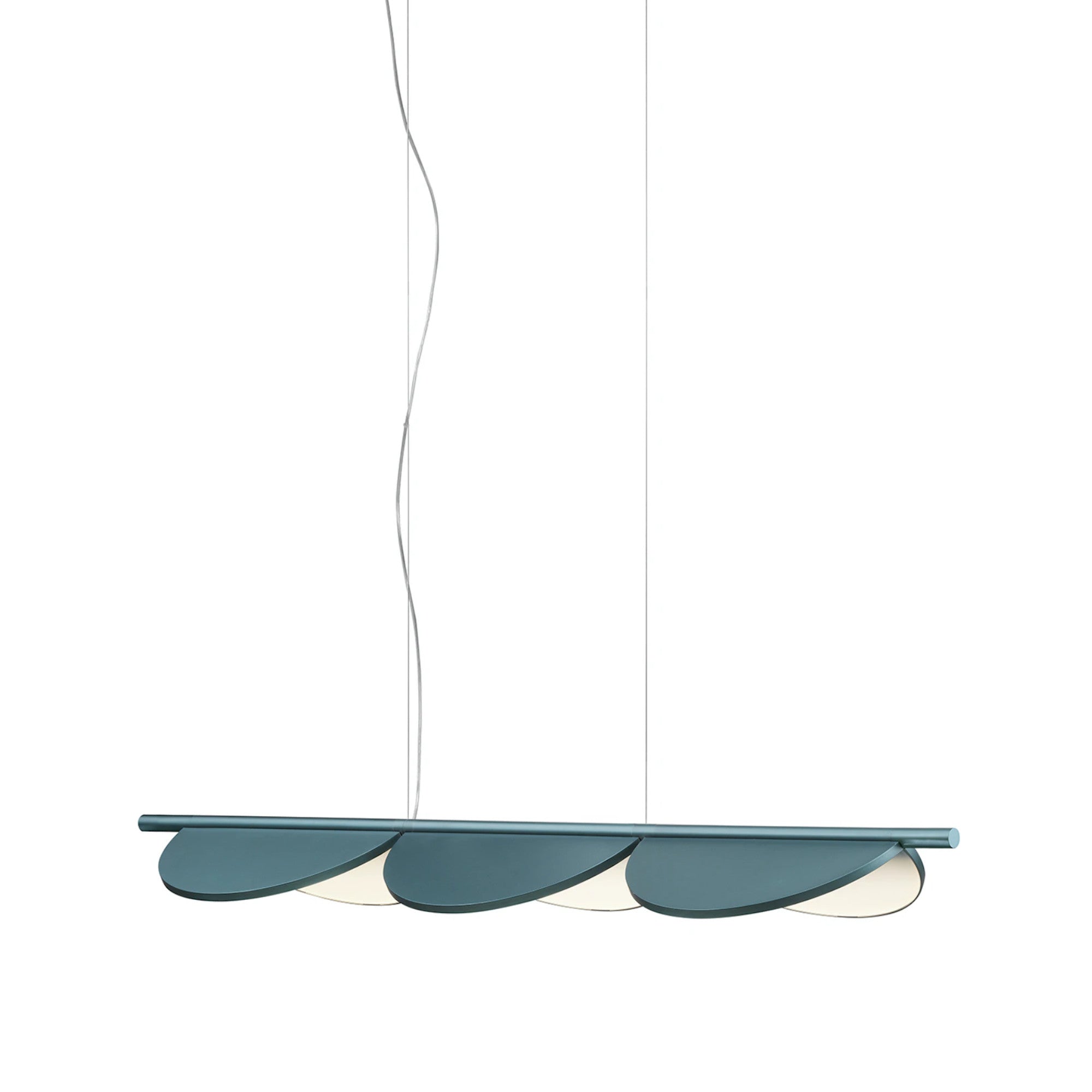 Almendra Linear S3 Pendant Lamp - Bay Blue Metallized-1