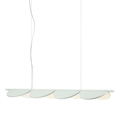 Almendra Linear S4 Pendant Lamp - Off White