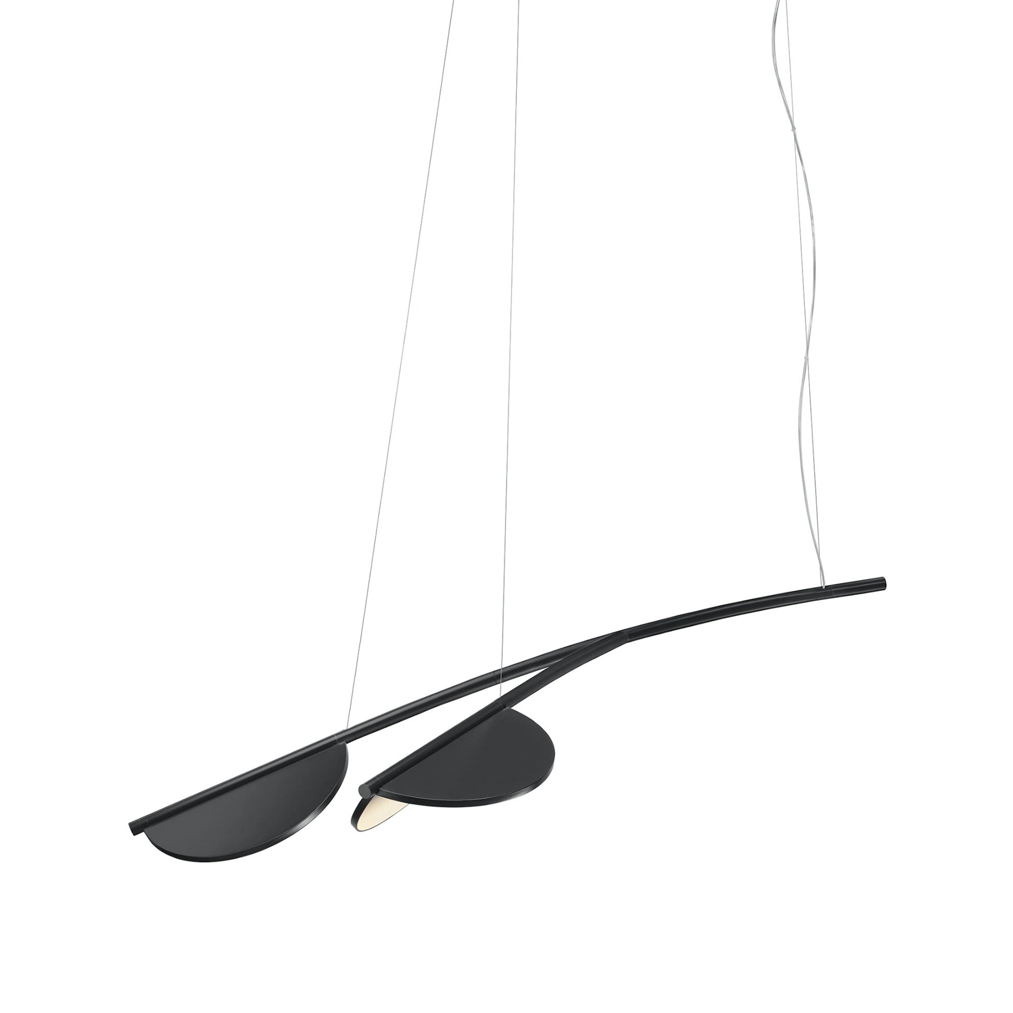 Almendra Organic Short S2 Pendant Lamp - Anthracite-1