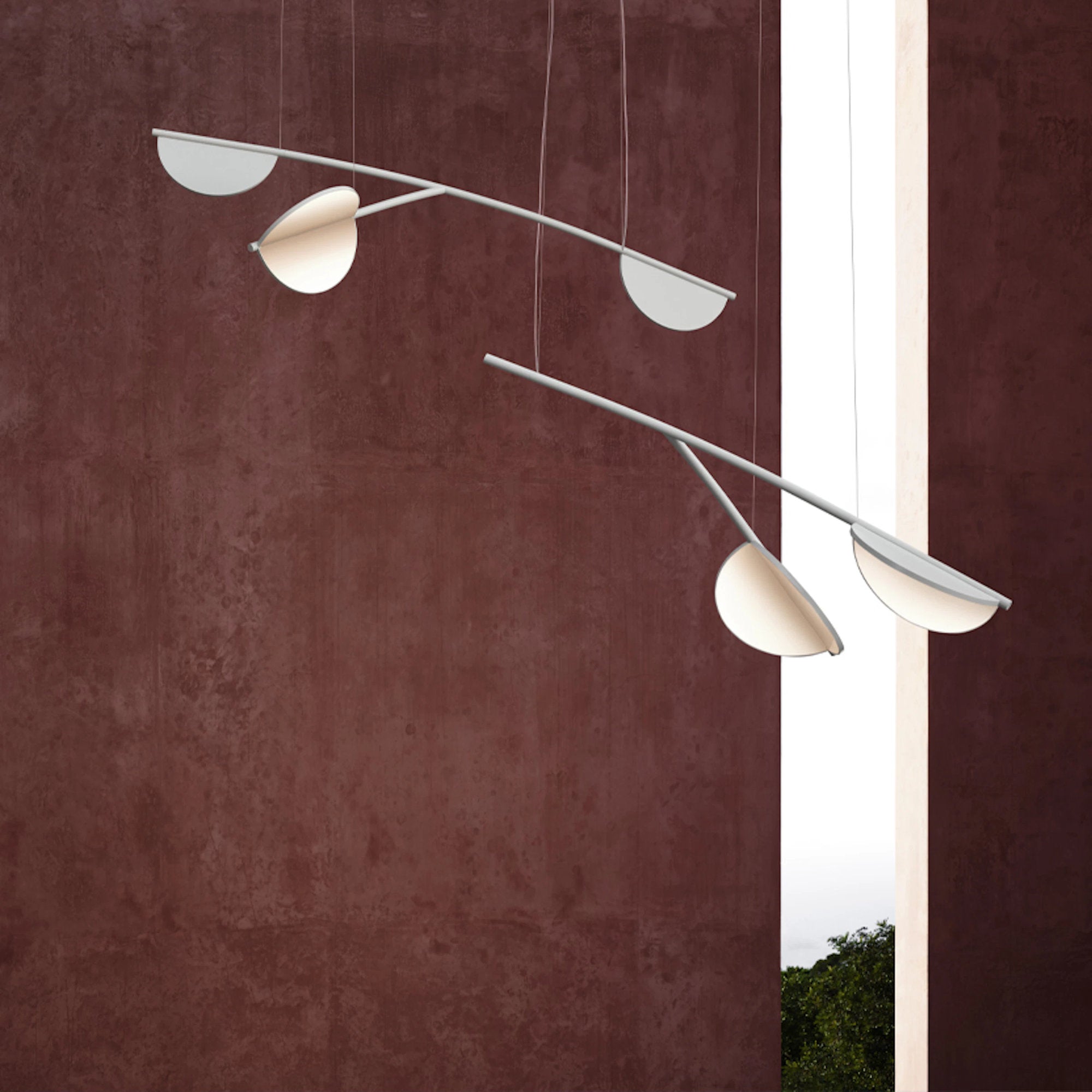Almendra Organic Short S2 Pendant Lamp - Anthracite-2