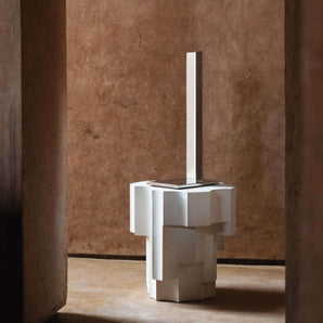 Altar 1ALT50 Side Table - Plaster Cement T178