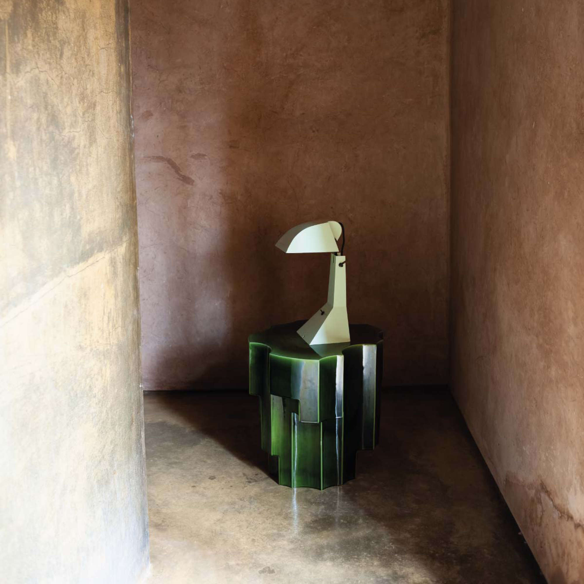 Altar 0ALTTB050 Side Table - Plaster Cement T178-4